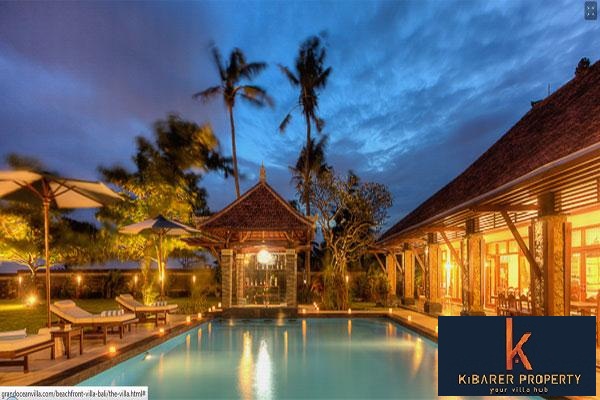 Luxurious freehold beachfront villa for sale in Ketewel