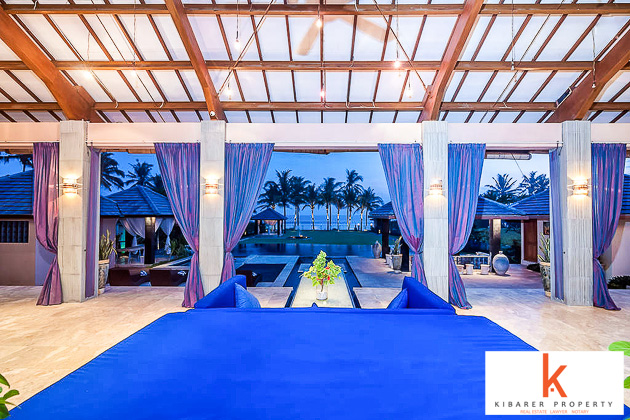Beachfront Mewah Villa Dijual di Tabanan