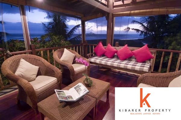 Cantik 4 Kamar Tidur Freehold Beachfront Real Estate Dijual di Pererenan