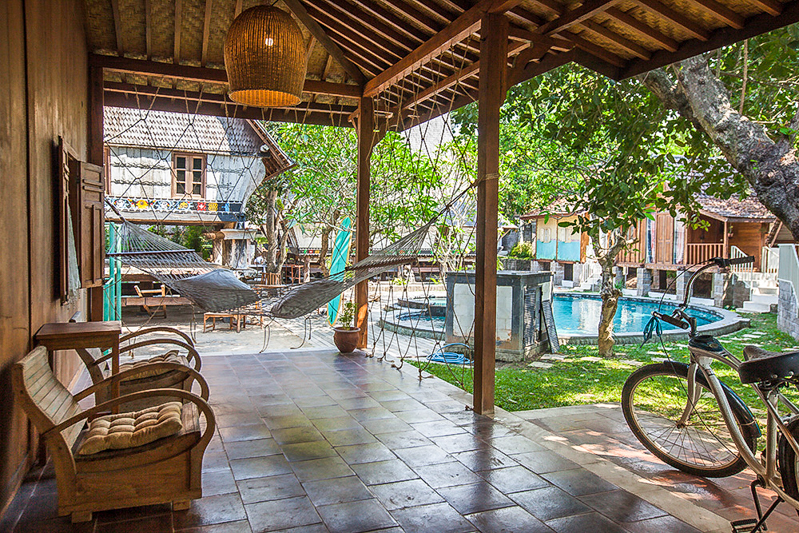 Villa tradisional luas dijual di Canggu