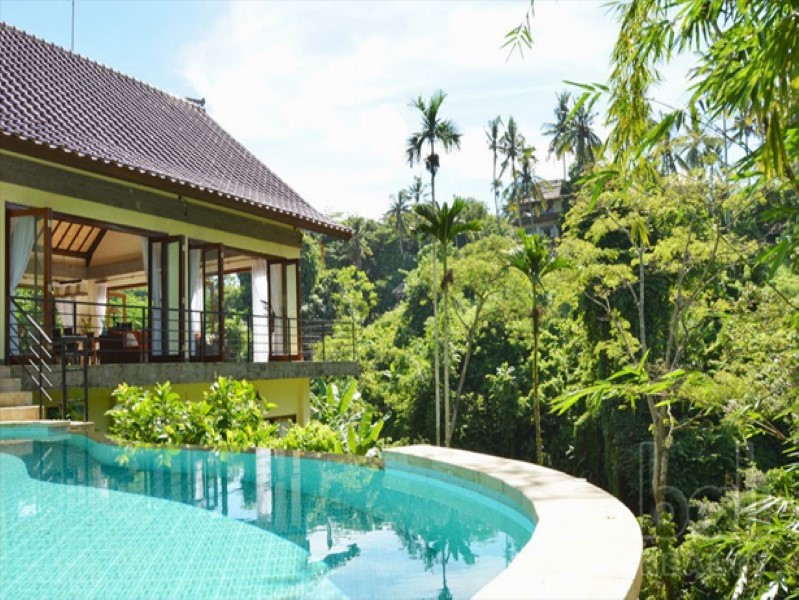 Amazing 4 Bedrooms Riverside Freehold Property in Ubud For Sale
