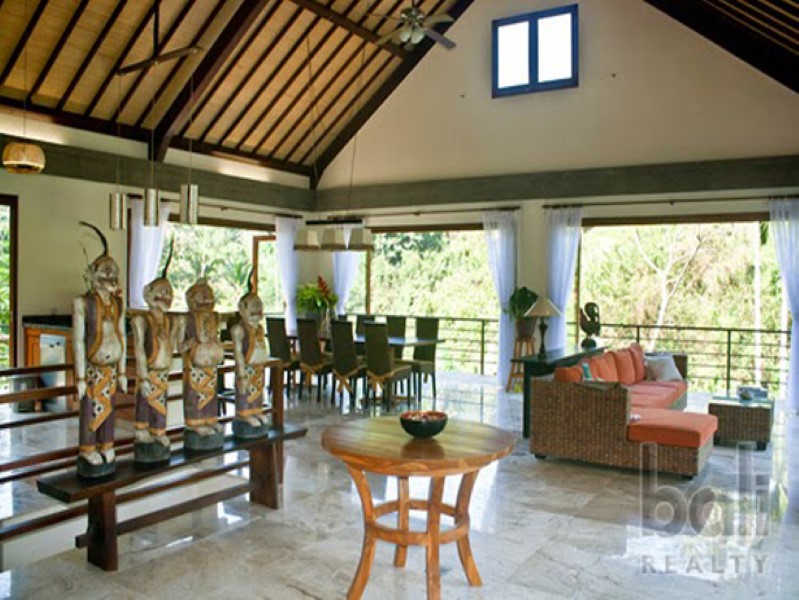 Amazing 4 Bedrooms Riverside Freehold Property in Ubud For Sale