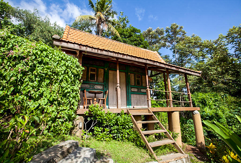 Villa damai tanah luas dijual di Tabanan