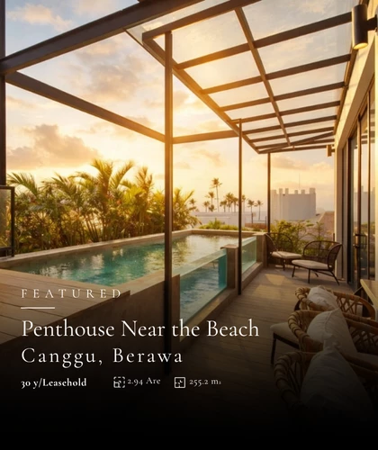 Brand New Penthouse Near the Beach for Sale in Berawa