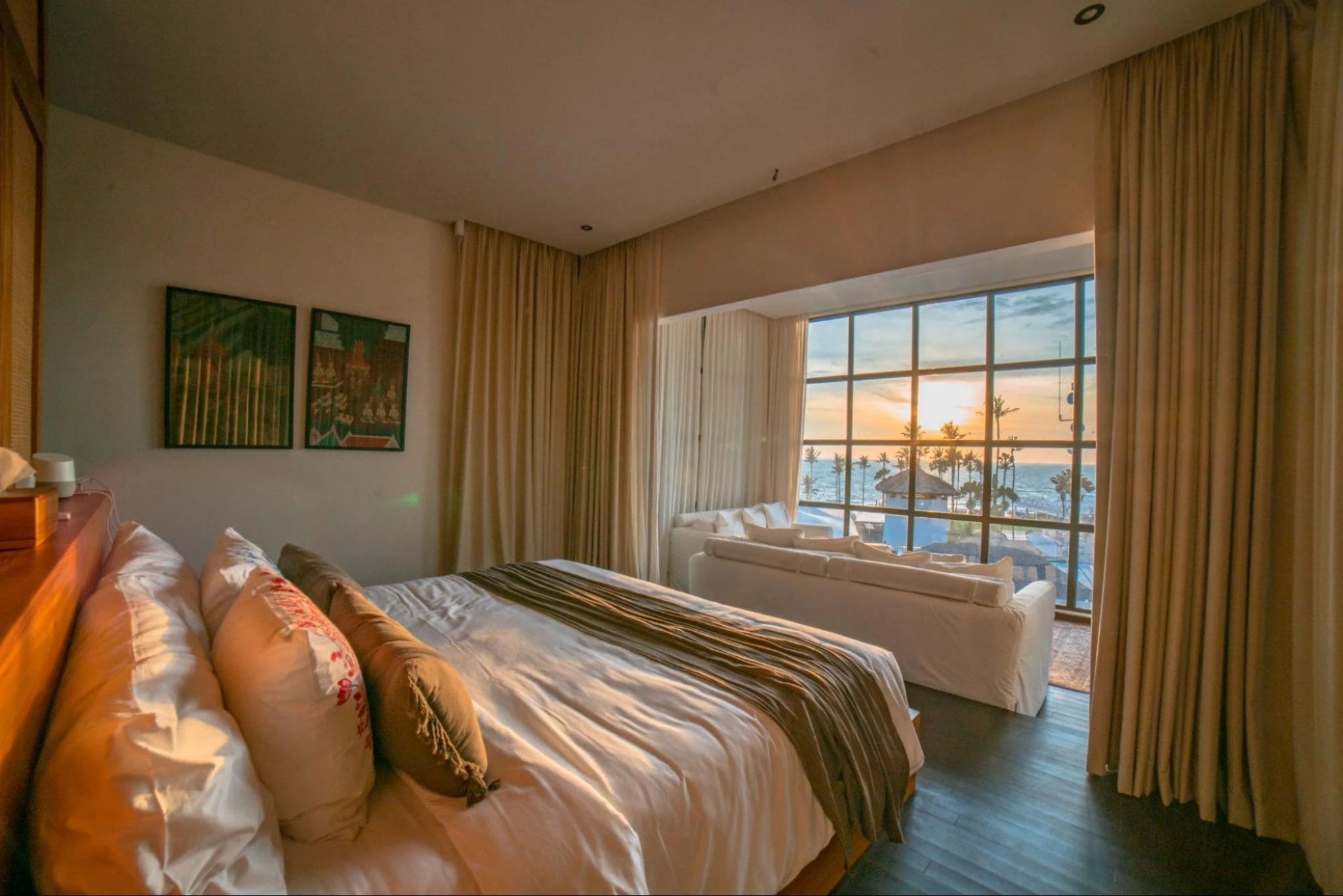 apartments in seminyak and view with beach