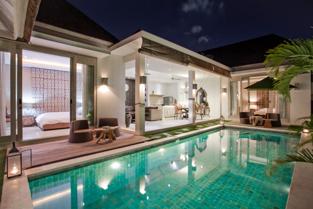 a villa in Bali with a private pool