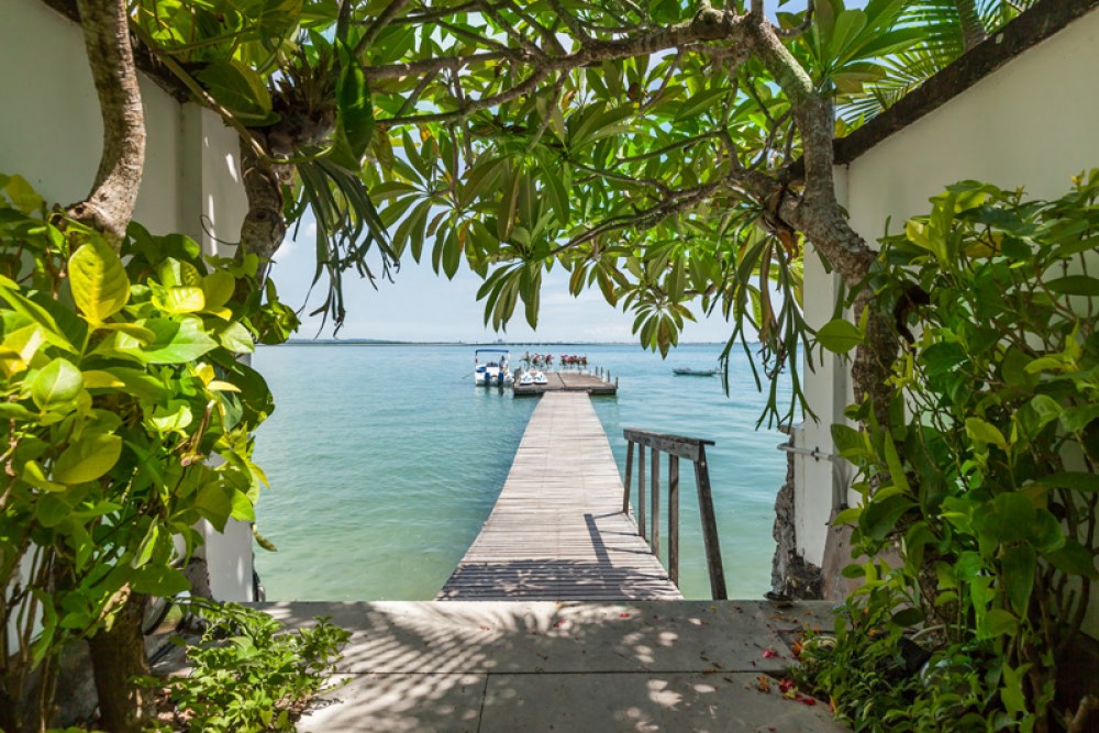 Magnifique villa en pleine propriété a 3 chambres à coucher à vendre avec vue sur l’océan à Tanjung Benoa