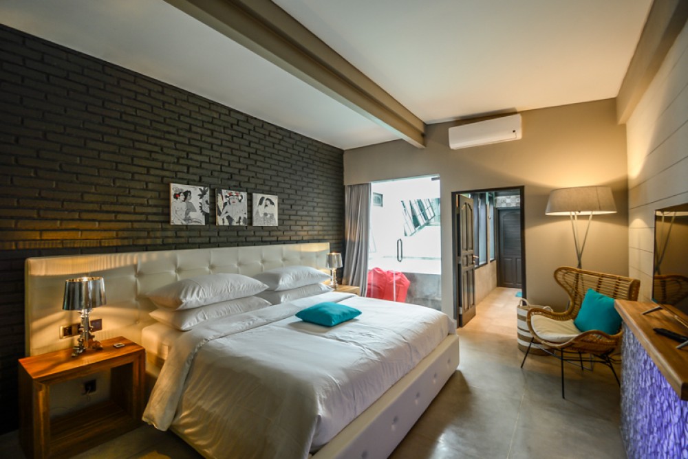 Villa tiga kamar tidur yang indah dijual di Kerobokan