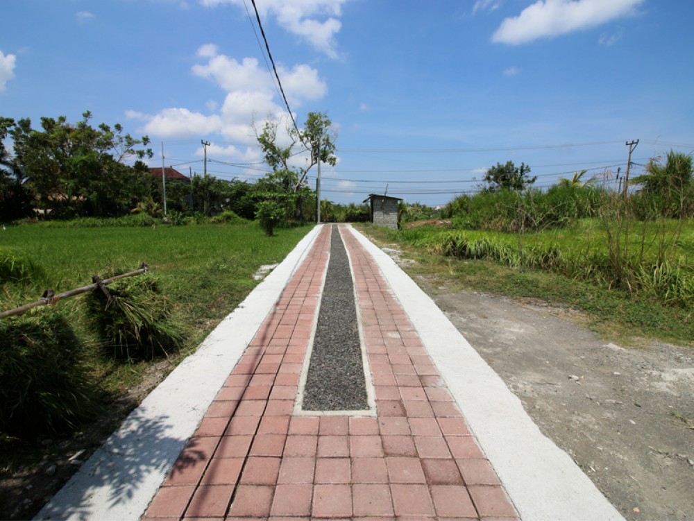 Canggu/Pererenan - Tanah dengan pemandangan sungai yang menakjubkan, hanya 300 meter dari pantai