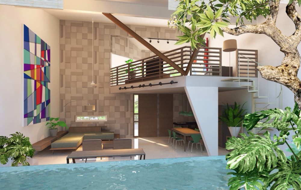 Villa Mewah & Modern Baru untuk Dijual di Umalas