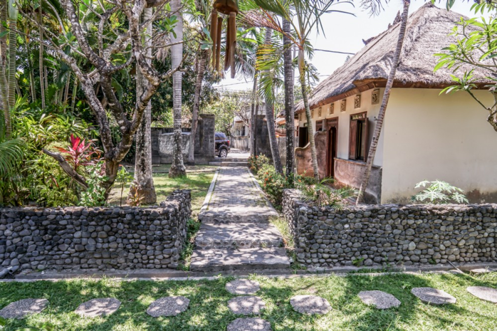 Beautiful Land with Bungalow for sale in Sanur