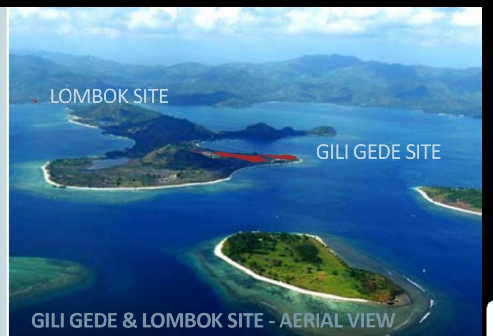 Beautiful Beachfront 89 Are Freehold land in Gili Gede for Sale