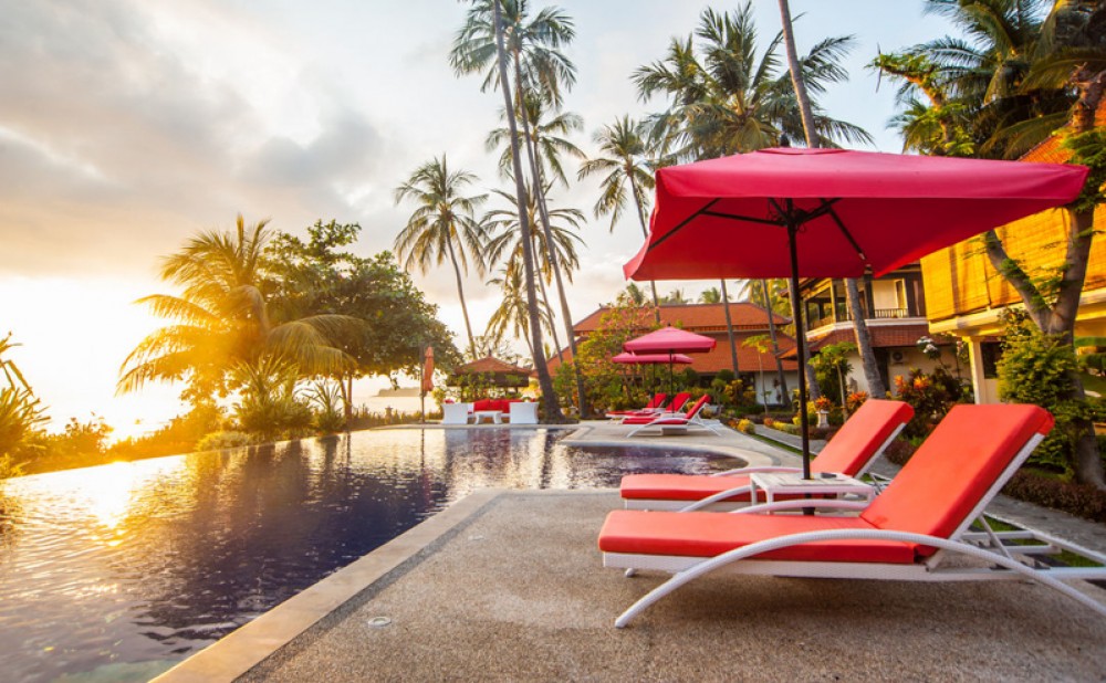 Villa cantik di tepi pantai kawasan Buleleng