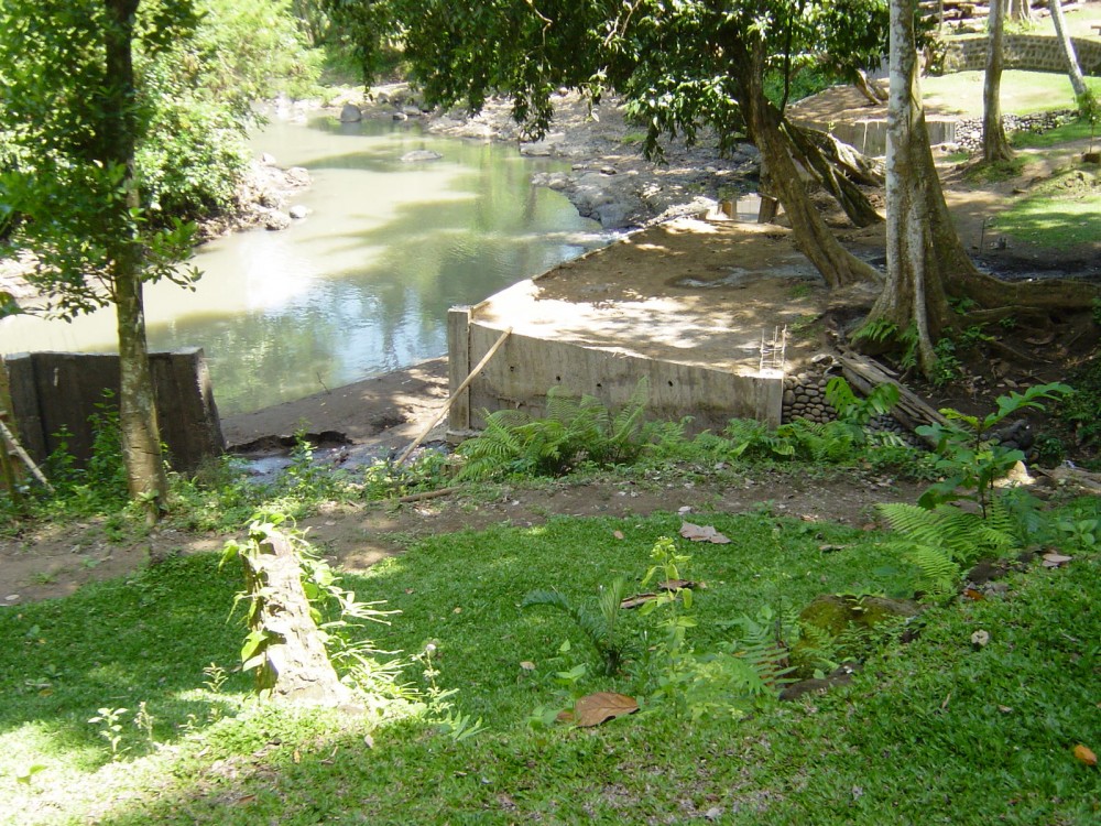 Beau terrain avec vue sur la rivière à vendre à Tabanan