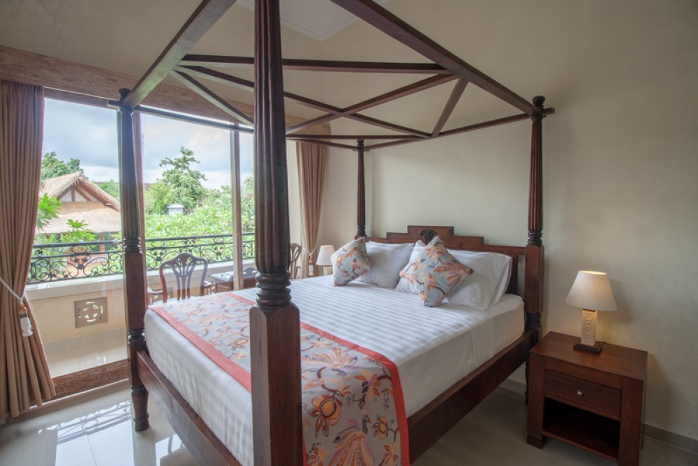 Huge family villa with amazing rice paddies view