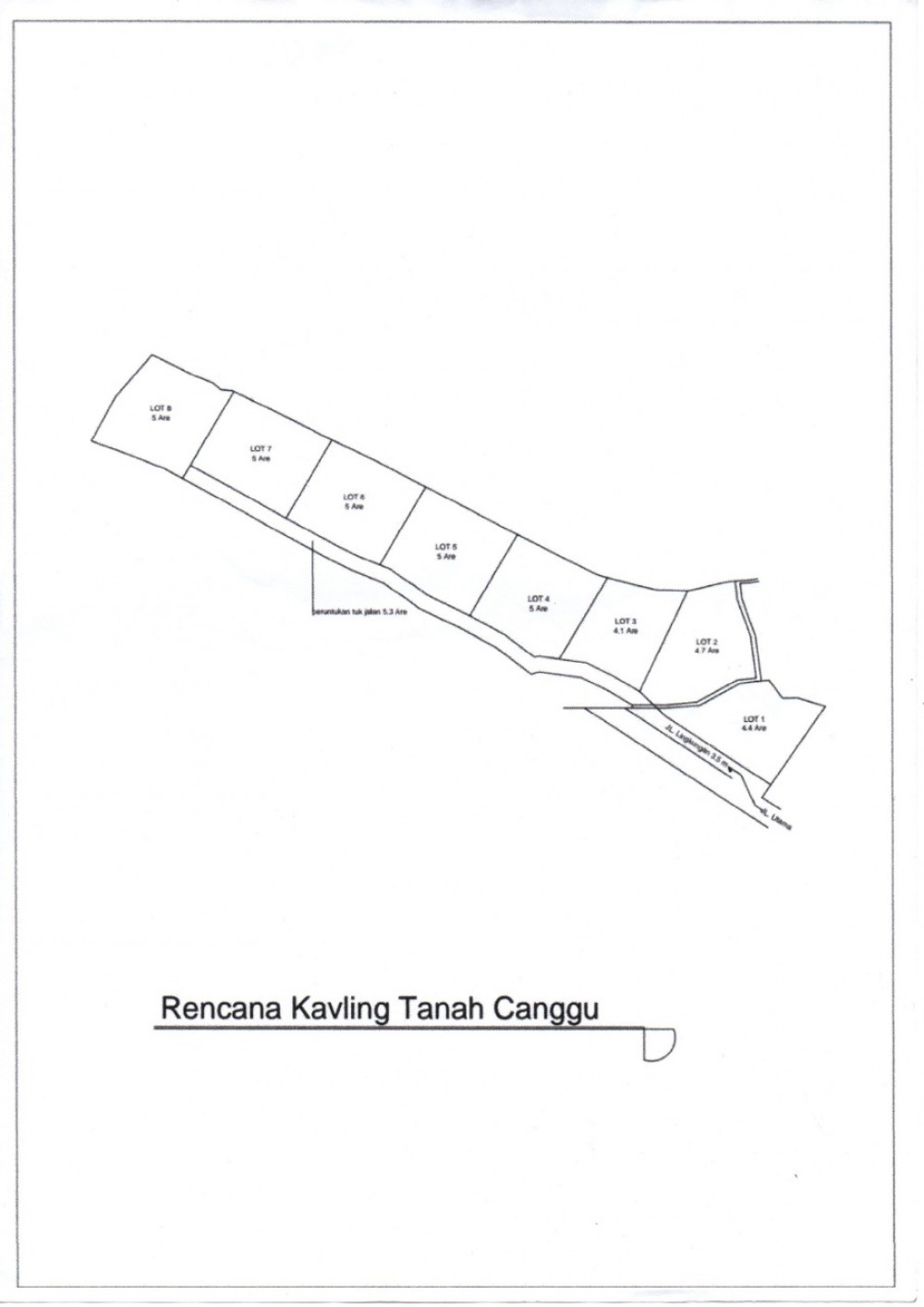 Hot Plots Land For Sale in Berawa