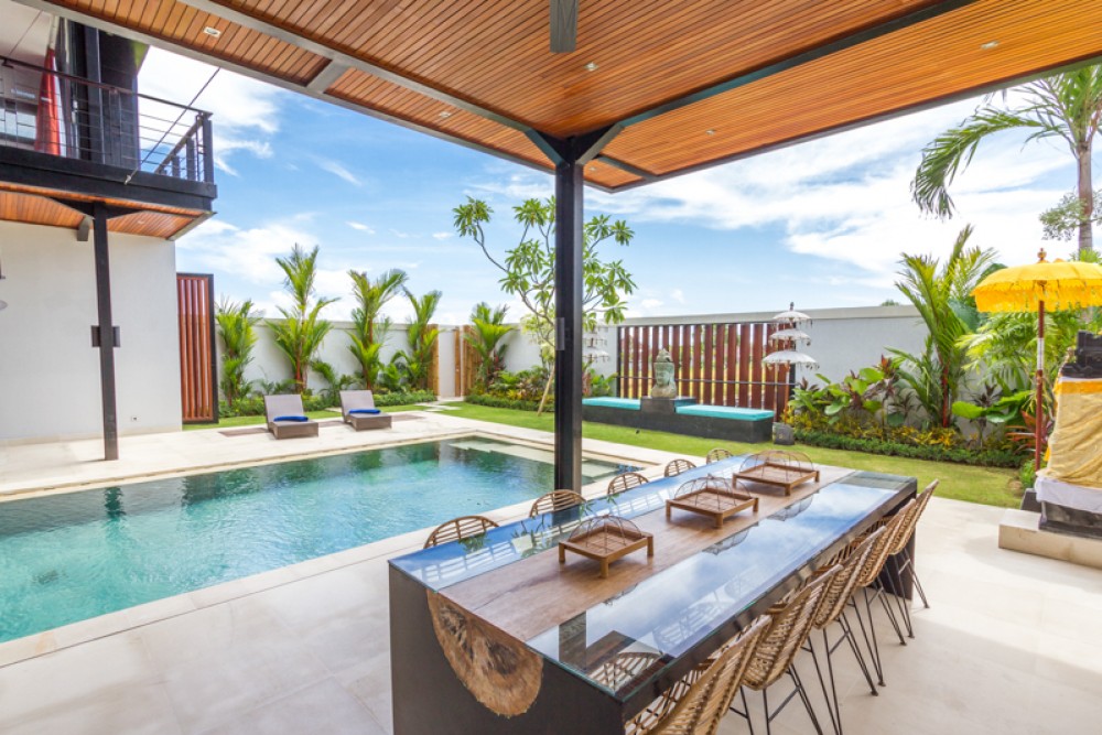 Villa moderne de luxe avec vue sur les rizières à vendre à Umalas