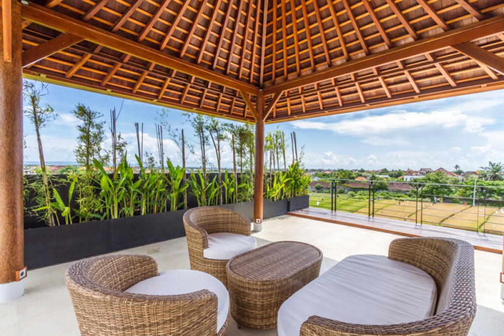 Luxurious Modern Villa with Rice Paddies view for Sale in Umalas