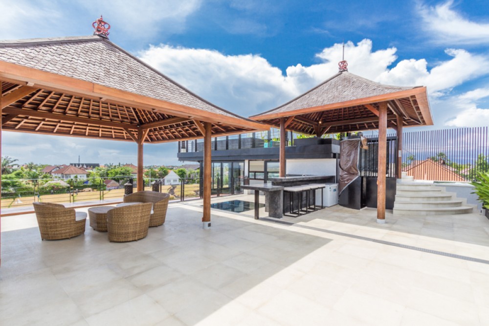 Villa moderne de luxe avec vue sur les rizières à vendre à Umalas