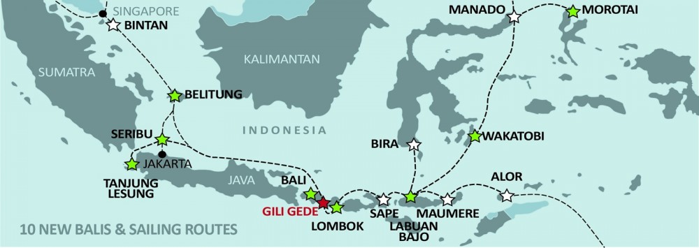 Dijual Tanah Unik Tepi Pantai di Gili Gede Lombok