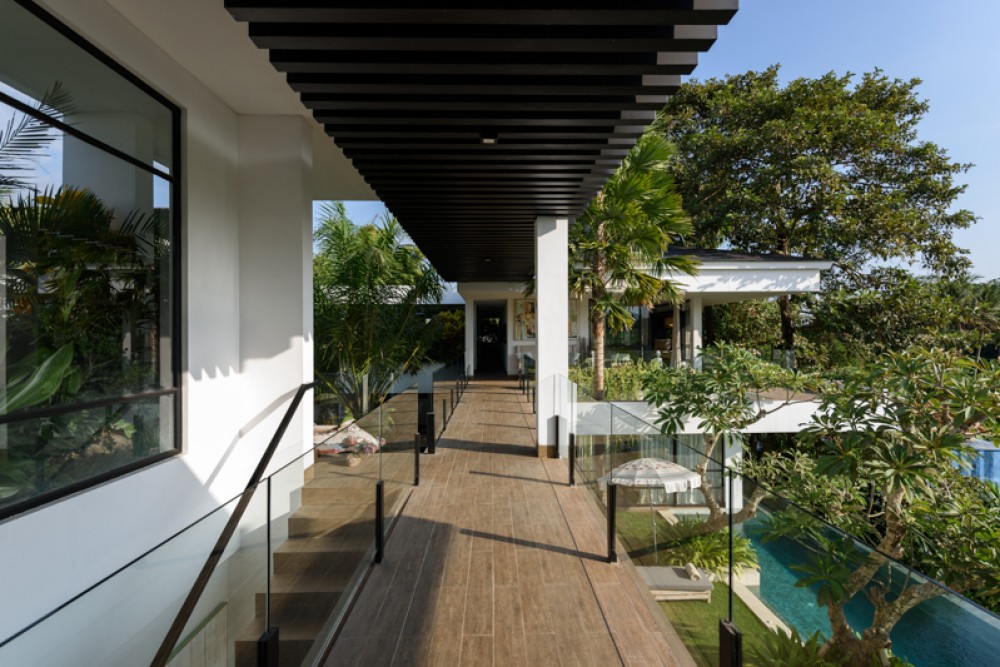 Luxueuse villa Freehold avec rizières à vendre à Canggu