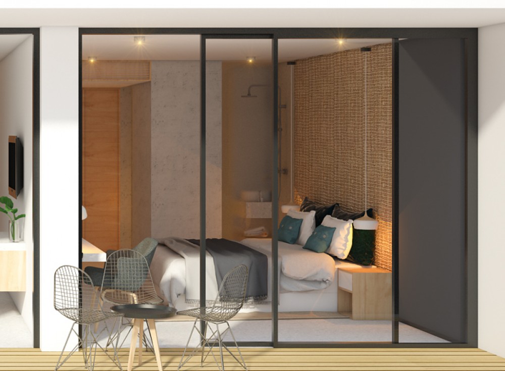 Appartement contemporain de deux chambres à coucher à vendre à Prime Location de Berawa