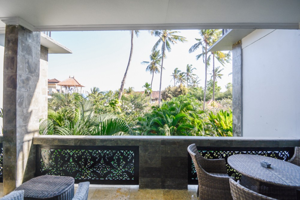 Beachfront Two Bedrooms Apartment inside Resort for Sale in Candidasa