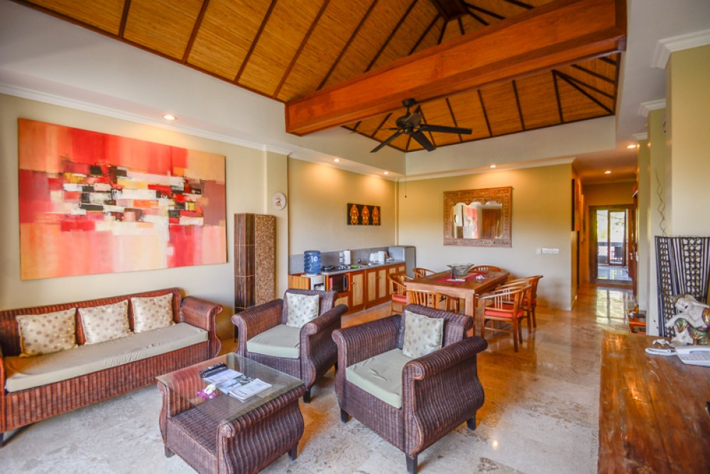 Beachfront Two Bedrooms Apartment inside Resort for Sale in Candidasa