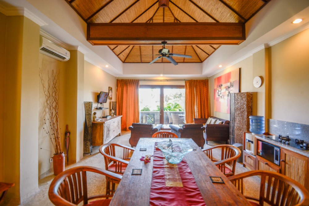 Beachfront Two Bedrooms Apartment inside Resort for Sale in Candidasa