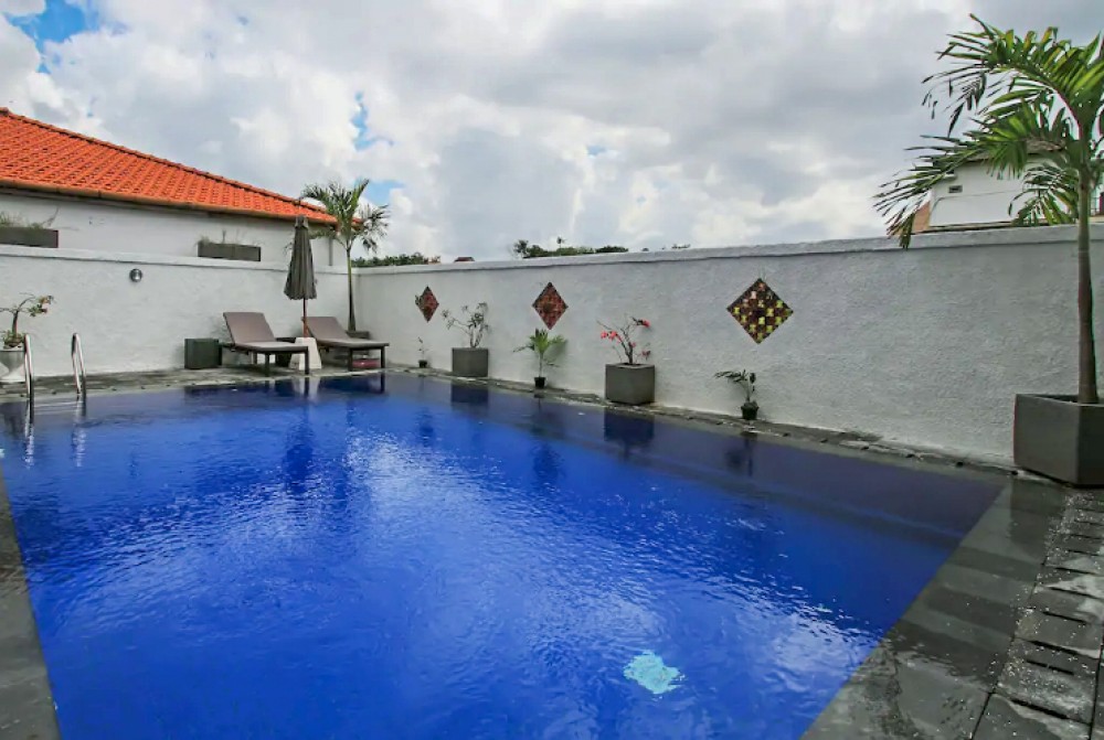 Villa de rizières avec vue sur les rizières à vendre à Canggu