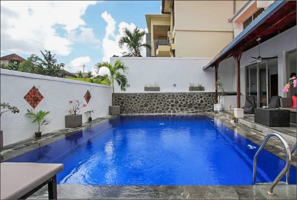 Villa de rizières avec vue sur les rizières à vendre à Canggu