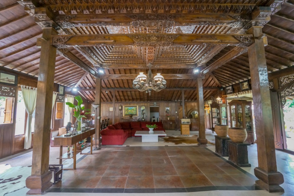 Villa Tradisional dengan Tanah Luas Dijual di Gianyar