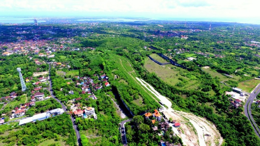 Besar-besaran Freehold tanah dengan terganggu Ocean Views dijual di Ungasan