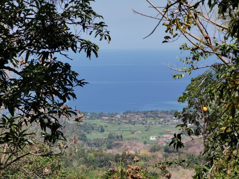 Fantastique vue sur l'océan avec un terrain spacieux à vendre à Lovina