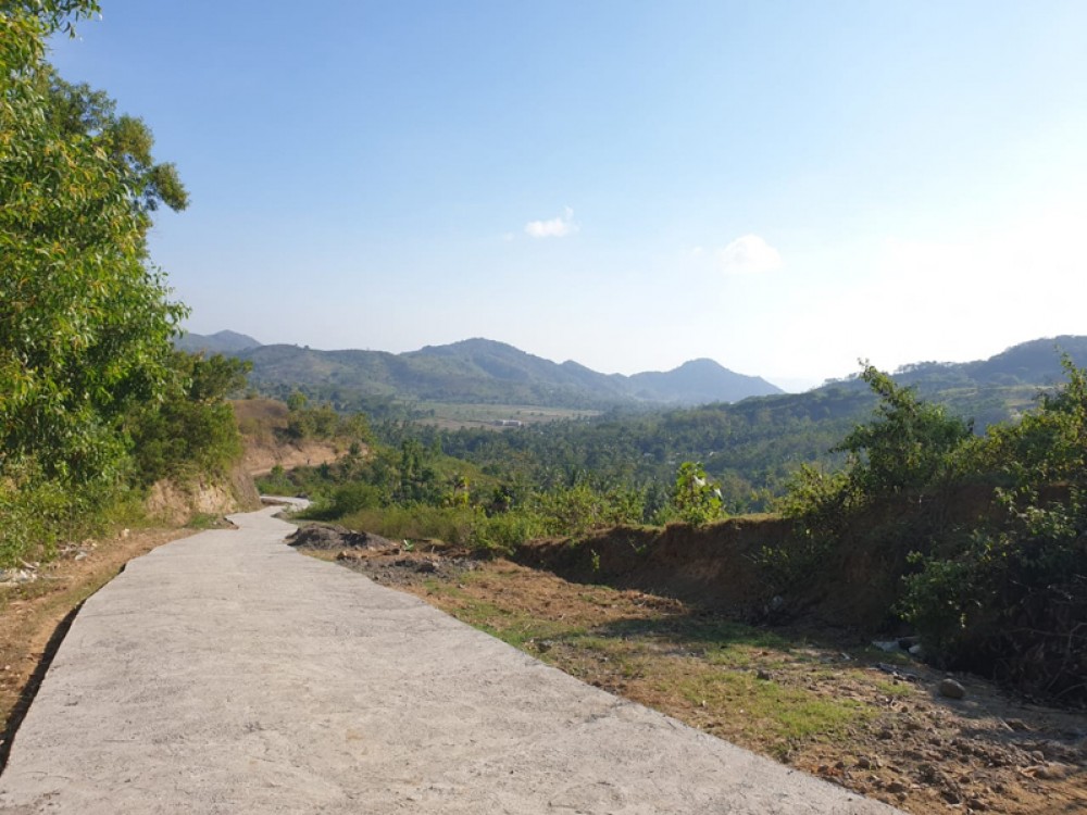 Spacious Land with Mountain View for Sale in Lombok