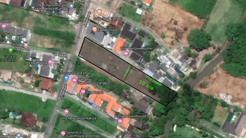 Prime Location Land for Lease in Canggu