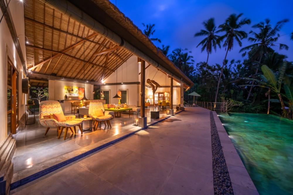 Incroyable villa privée relaxante avec vue sur la jungle à vendre à Ubud