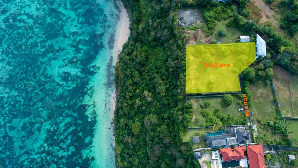 Unique cliff land with IMB and project for sale