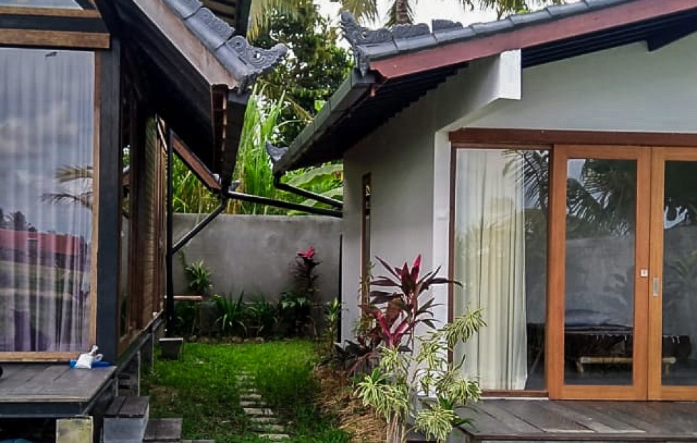 Villa Tiga Kamar Tidur Konsep Berkelanjutan dijual di Ubud