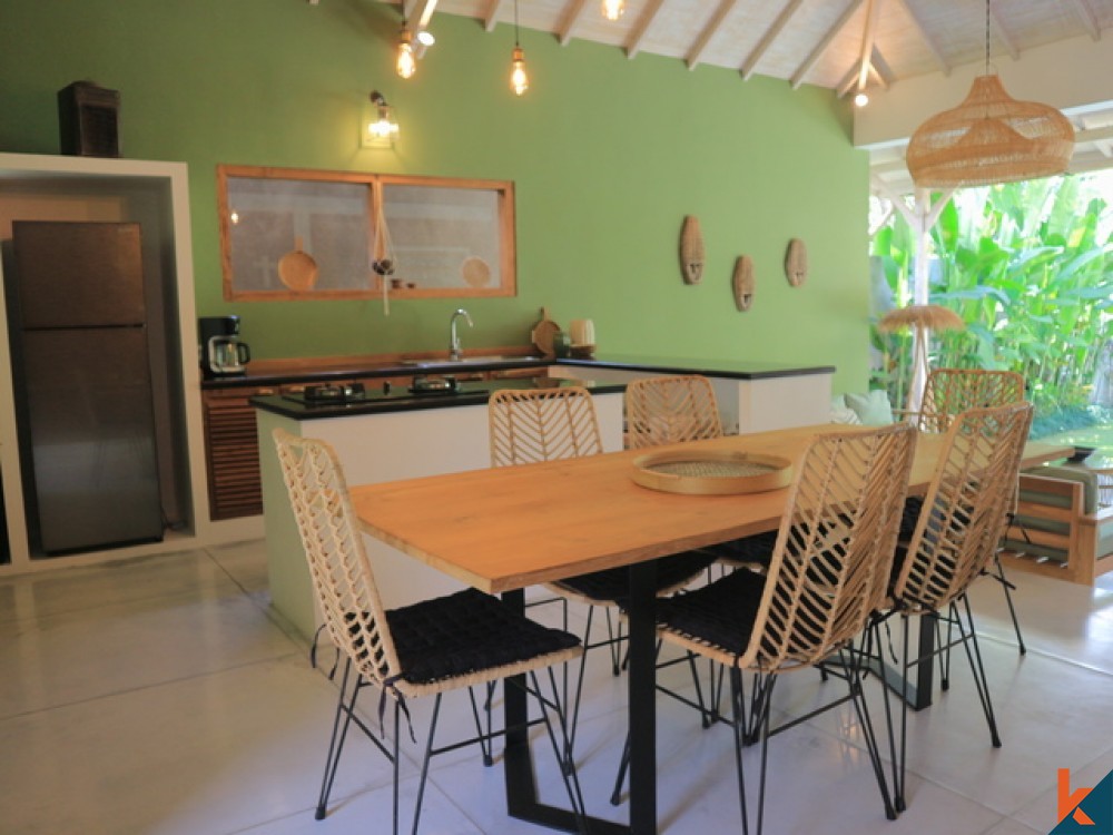 Peaceful and Airy 3 Bedroom Leasehold Villa with River and Jungle Views in Canggu for Sale