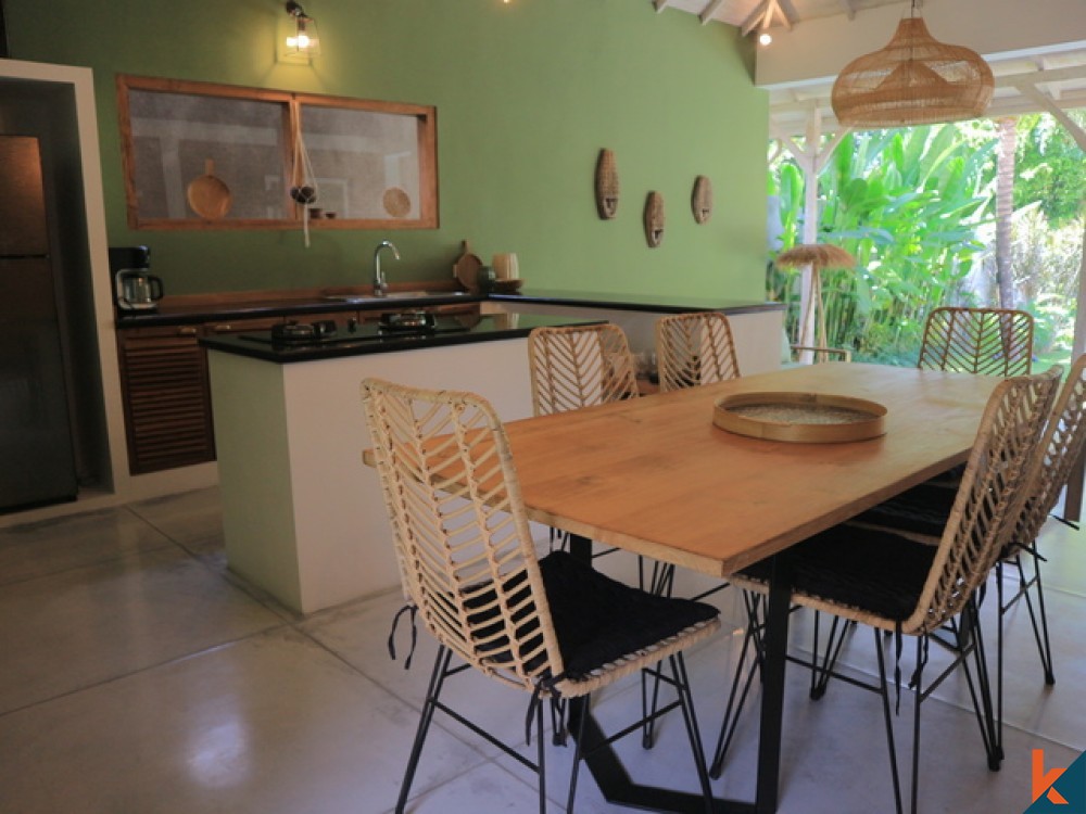 Peaceful and Airy 3 Bedroom Leasehold Villa with River and Jungle Views in Canggu for Sale