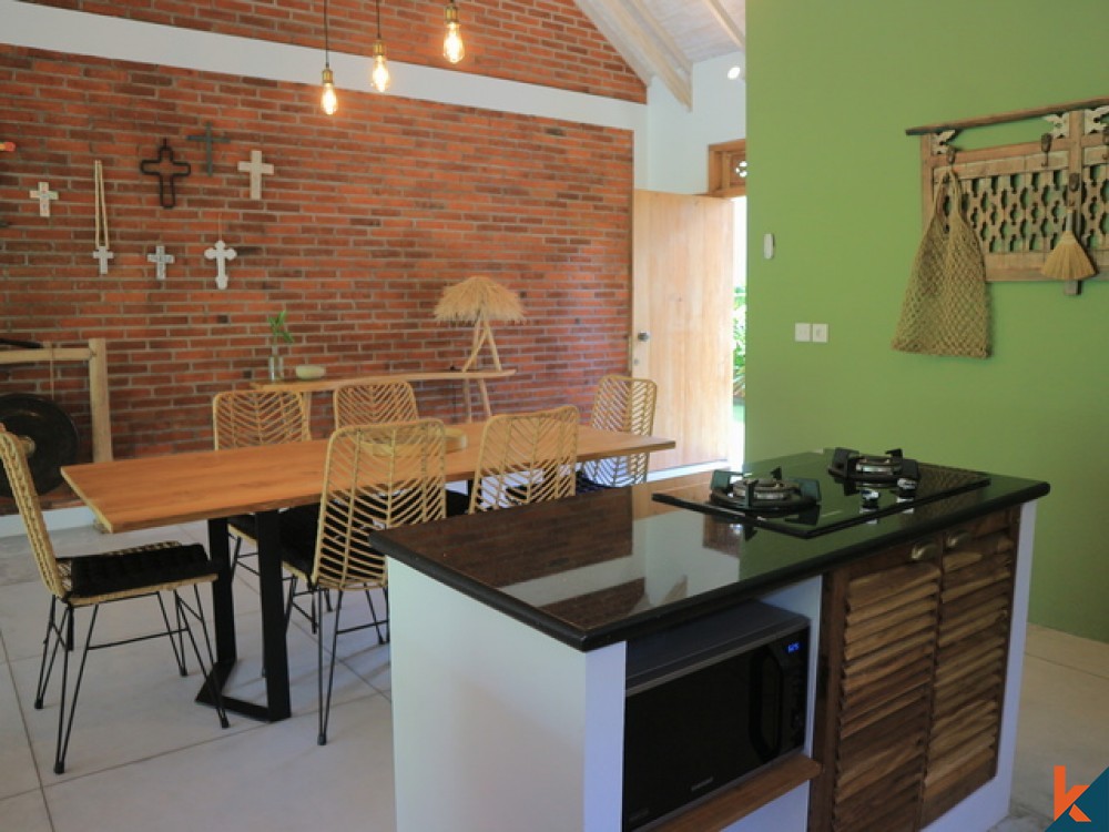 Peaceful and Airy 3 Bedroom Leasehold Villa with River and Jungle Views in Canggu for Sale