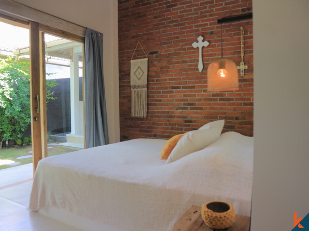 Tranquil 2 Bedroom Leasehold Villa with Elevated River View in Canggu for Sale