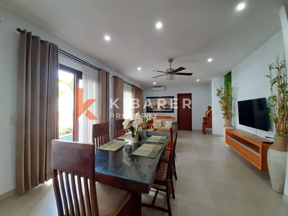 Cozy and Homey Three Bedroom Villa with full furnished in Umalas (Available on 23rd May)