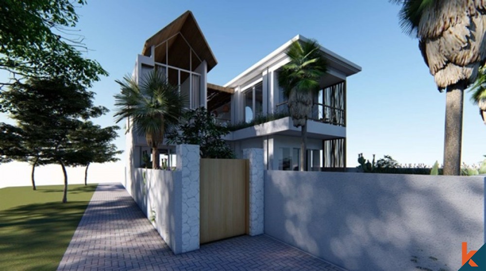 Villa moderne de 3 chambres sur plan à Batu Bolong à vendre à bail