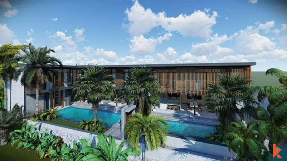 Villa sur plan de 6 chambres près de la plage à vendre