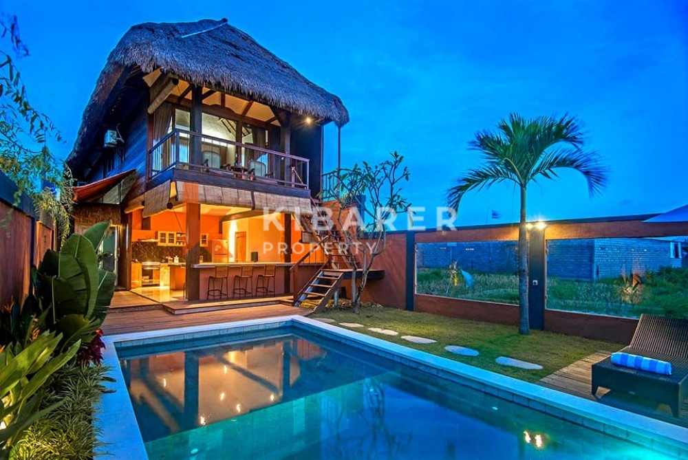 Beautiful Three Bedrooms Open Living Villa In Kerobokan (Min 3 years rental)