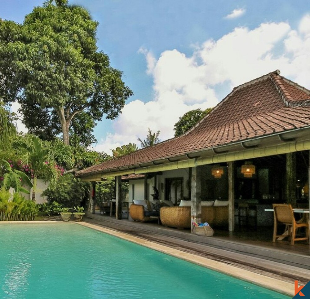 Beautiful 4 Bedroom Javanese Joglo Villa in Umalas for Sale