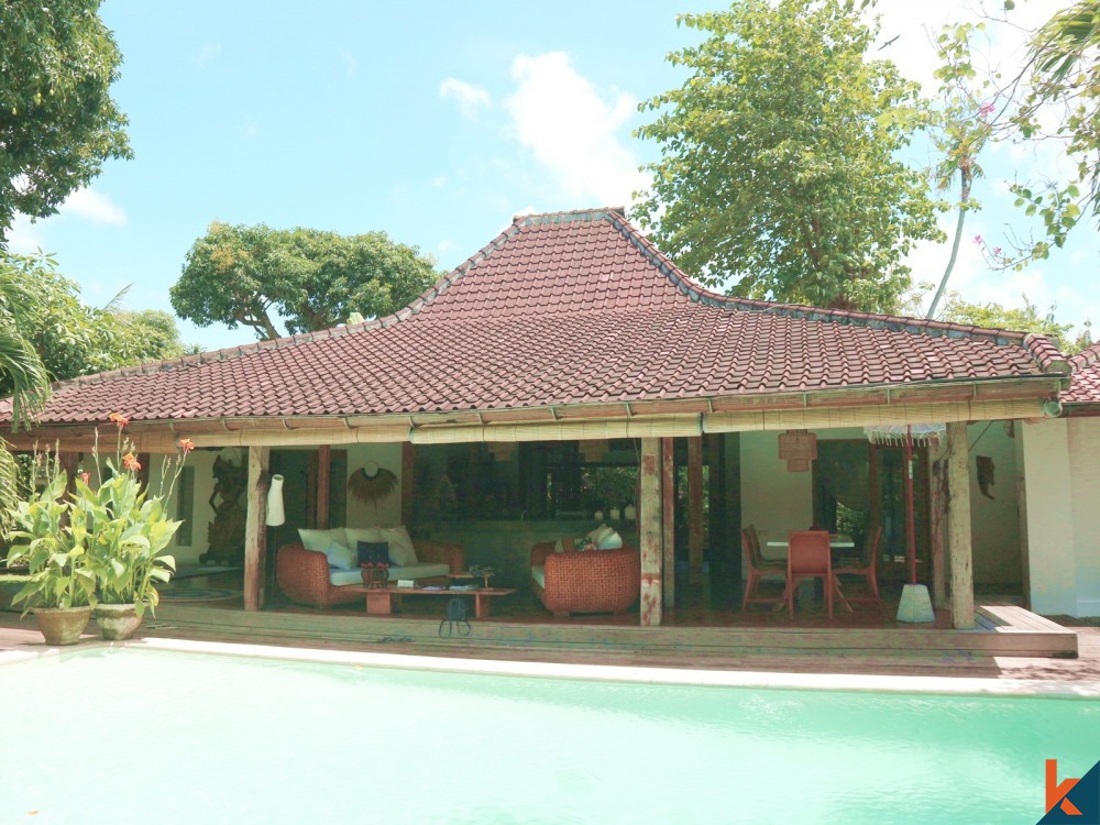 Beautiful 4 Bedroom Javanese Joglo Villa in Umalas for Sale