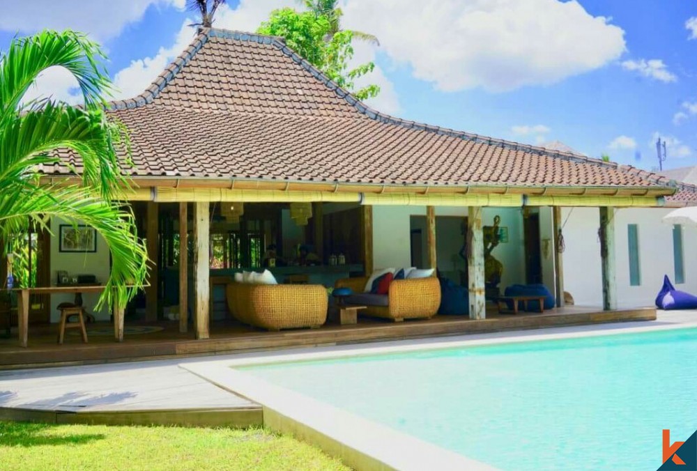 Beautiful 4 Bedroom Javanese Joglo Villa in Umalas for Sale